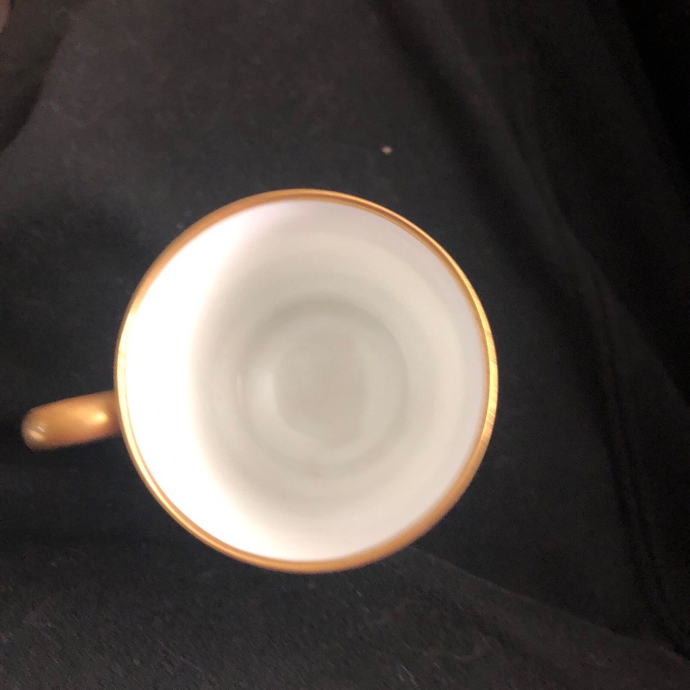 Tiffany & Co. 4 Vintage White Porcelain Saucer with Gold Band & 3 Bavaria Cups - Picture 14 of 16